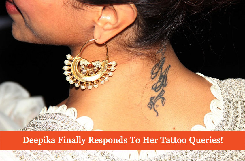 Deepika Padukone's Tattoo Is Raising Many Eyebrows!