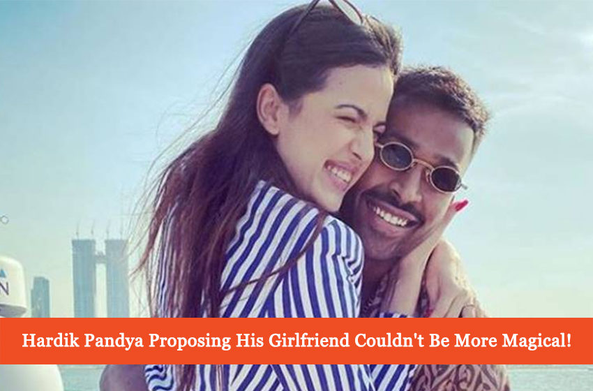 Hardik Pandya Goes Down on Knees to Propose Girlfriend Natasa Stankovic