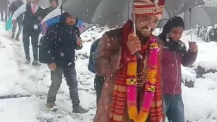 Indian Groom Snow