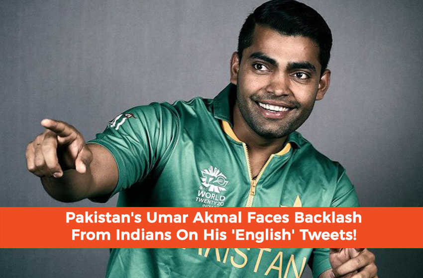  Pakistani Cricketer Umar Akmal Trolled Over His Broken ‘English’ Tweet!