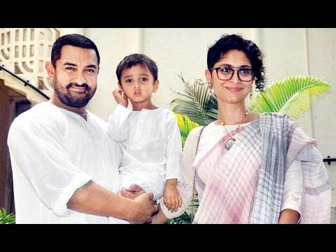 Aamir khan with wife and azad