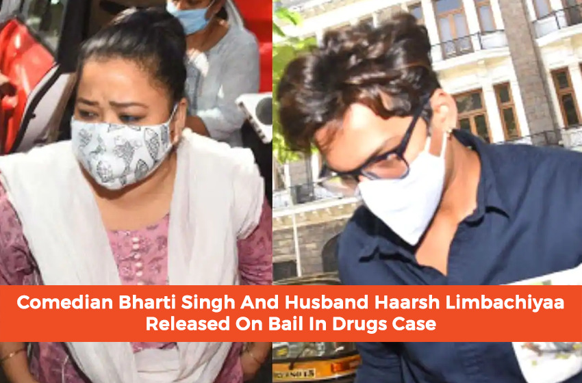 Comedian Bharti Singh and Husband Haarsh Limbachiyaa Released On Bail