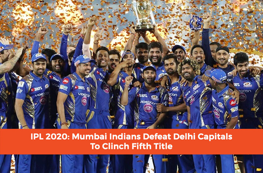  IPL 2020: Mumbai Indians Defeat Delhi Capitals To Clinch Fifth Title