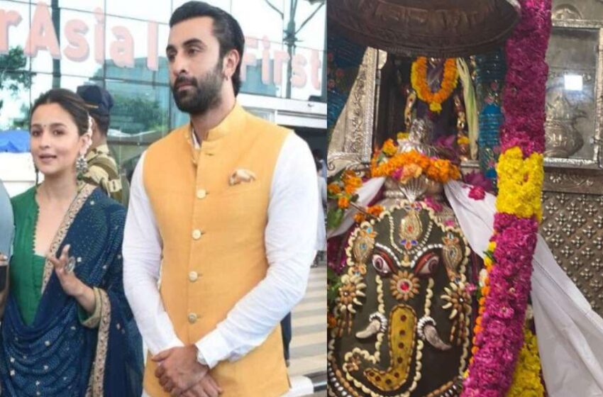  Ranbir Kapoor & Alia Bhatt Stopped From Entering The Temple Over Ranbir’s Old Beef Comment