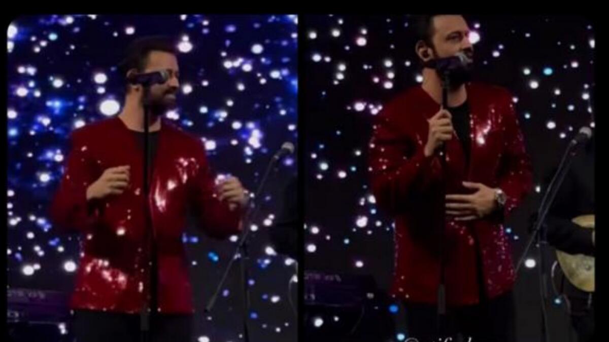 Pakistani Singer Atif Aslam Performed At Mukesh Ambani House