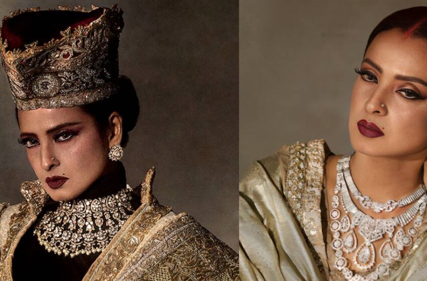  Sizzling Beauty! Bollywood Icon Rekha Features In Vogue Arabia