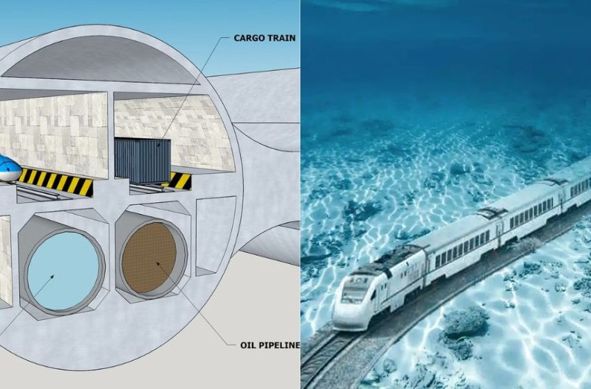 Dubai Working On Building a 1200-mile Underwater Train To India